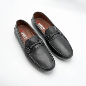 LQ mocassin vitton* en cuir noir 065